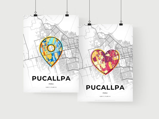 Pucallpa Peru art print for couples