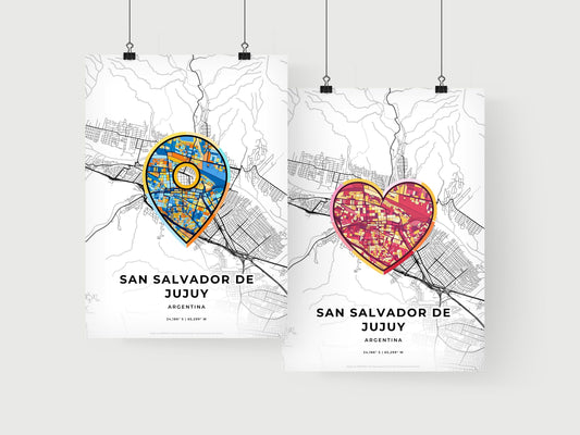 San Salvador De Jujuy Argentina art print for couples