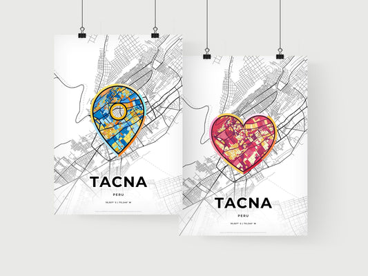 Tacna Peru art print for couples