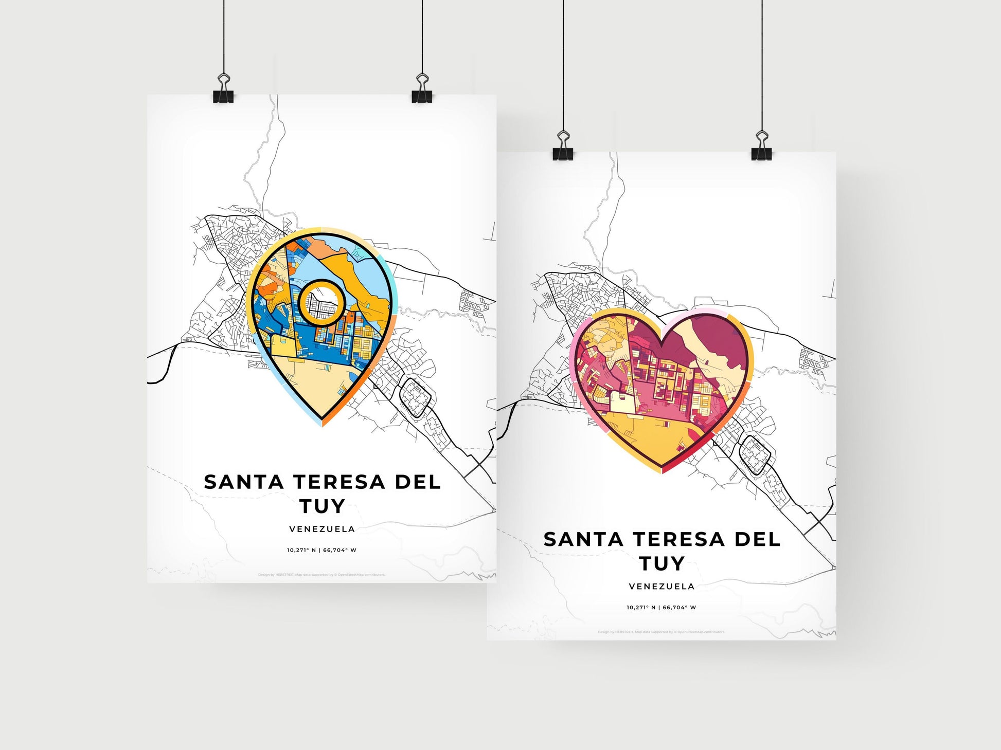 Santa Teresa Del Tuy Venezuela art print for couples