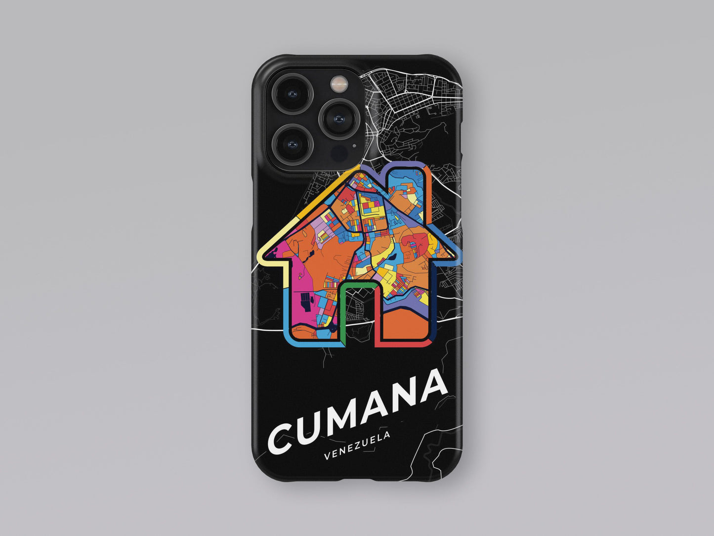 Cumana Venezuela slim phone case with colorful icon. Birthday, wedding or housewarming gift. Couple match cases. 3