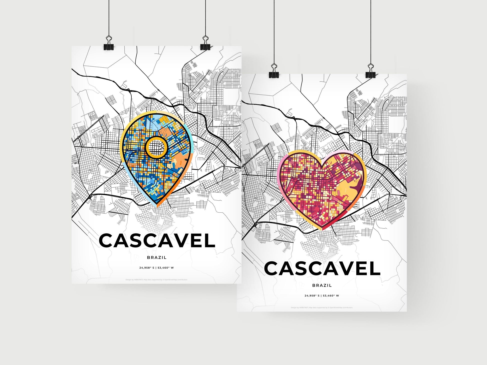 Cascavel Brazil art print for couples