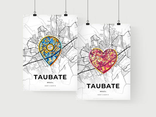 Taubate Brazil art print for couples
