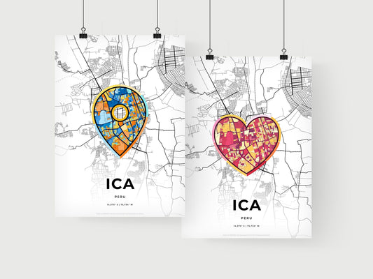 Ica Peru art print for couples