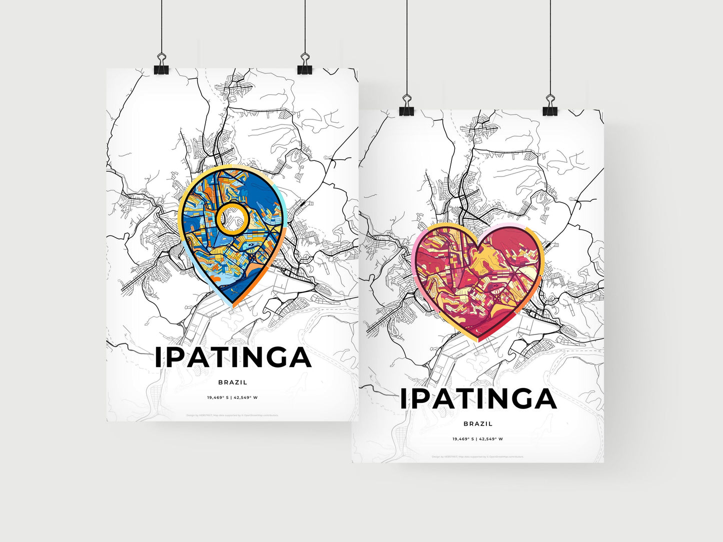 Ipatinga Brazil art print for couples
