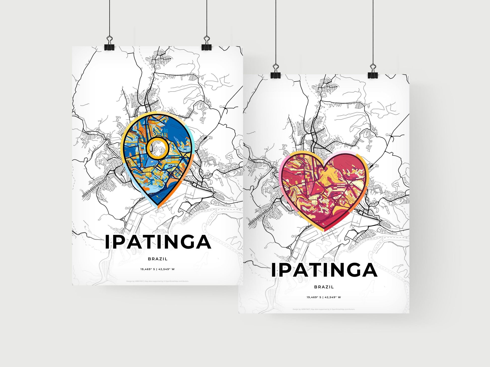 Ipatinga Brazil art print for couples