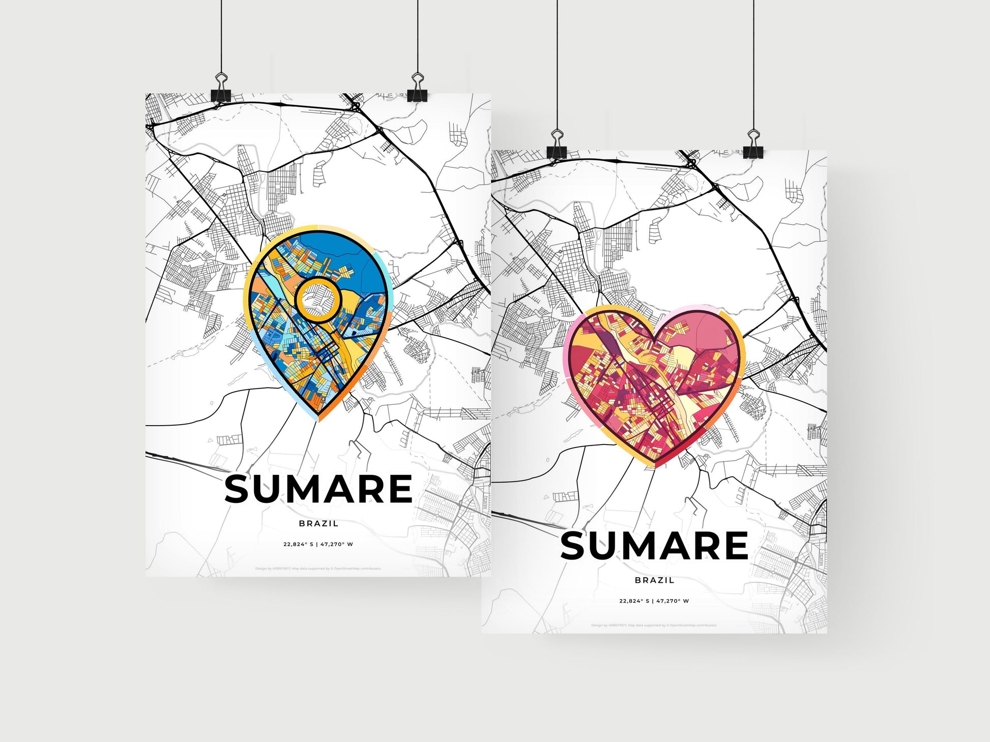 Sumare Brazil art print for couples