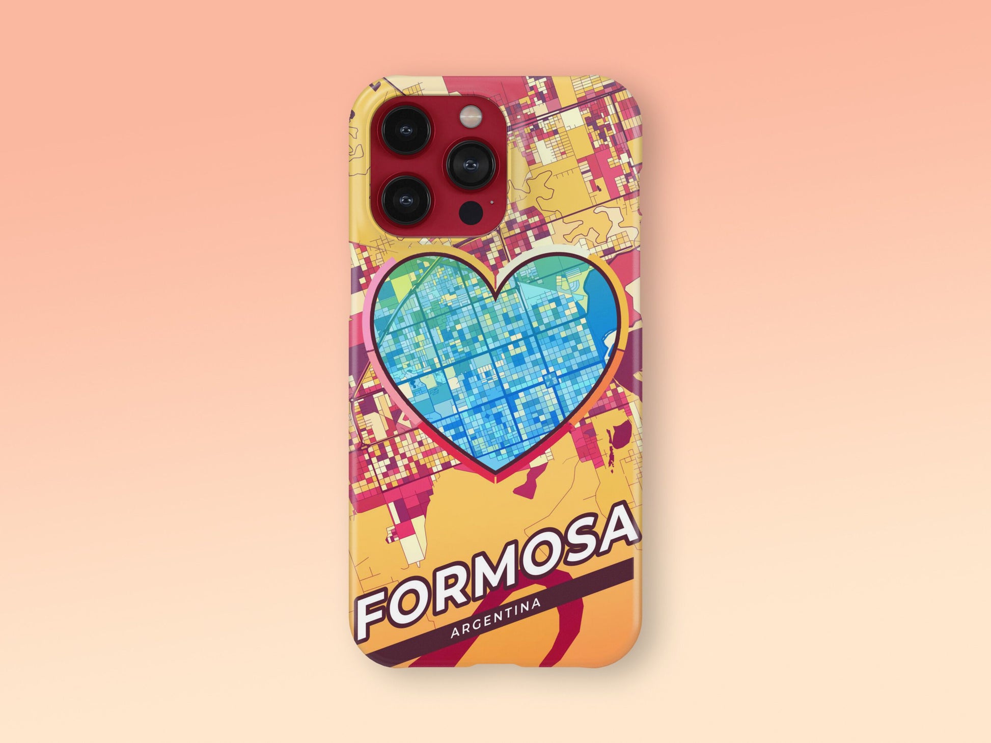 Formosa Argentina slim phone case with colorful icon. Birthday, wedding or housewarming gift. Couple match cases. 2