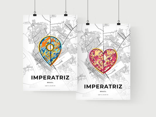 Imperatriz Brazil art print for couples