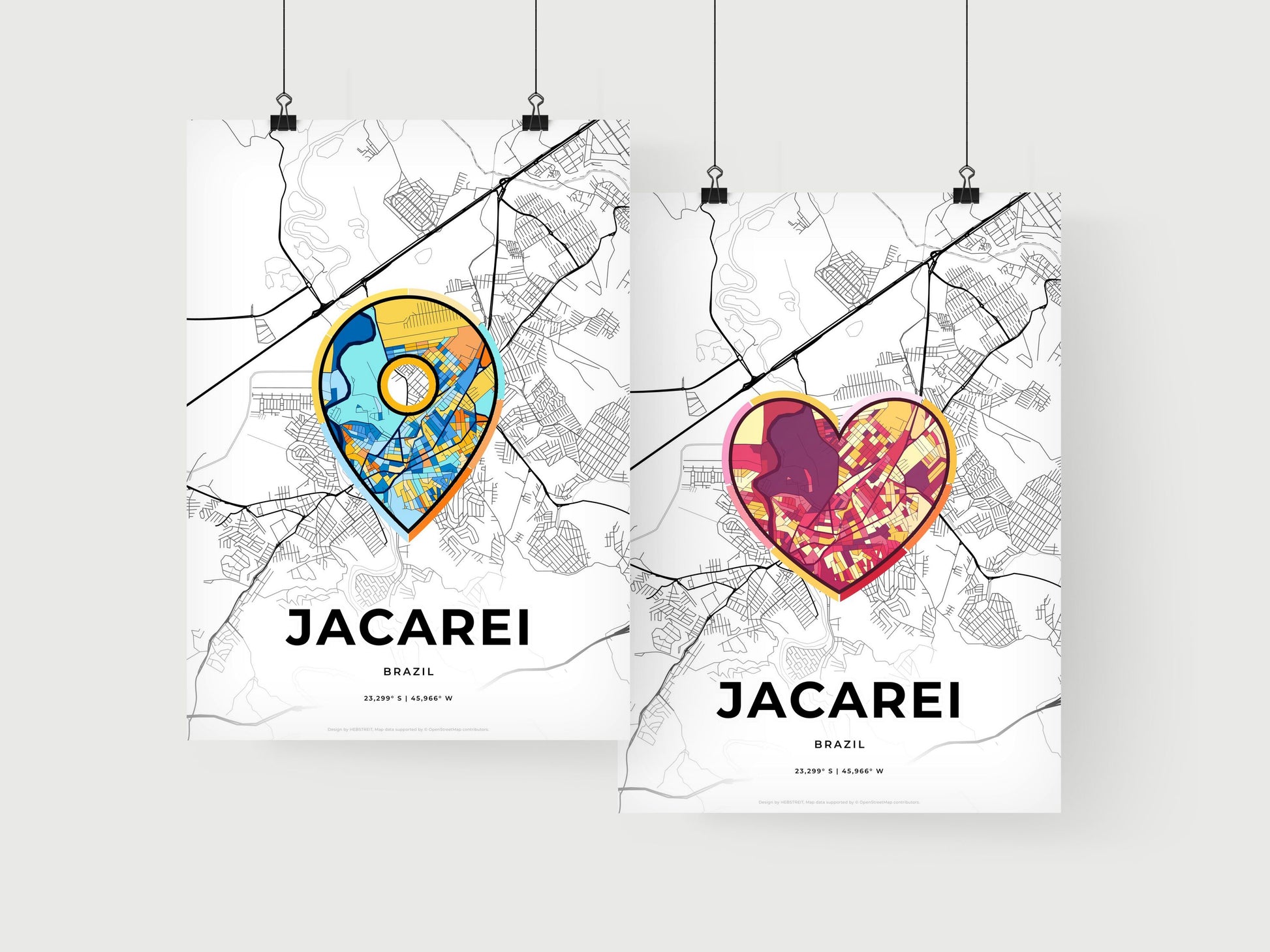 Jacarei Brazil art print for couples