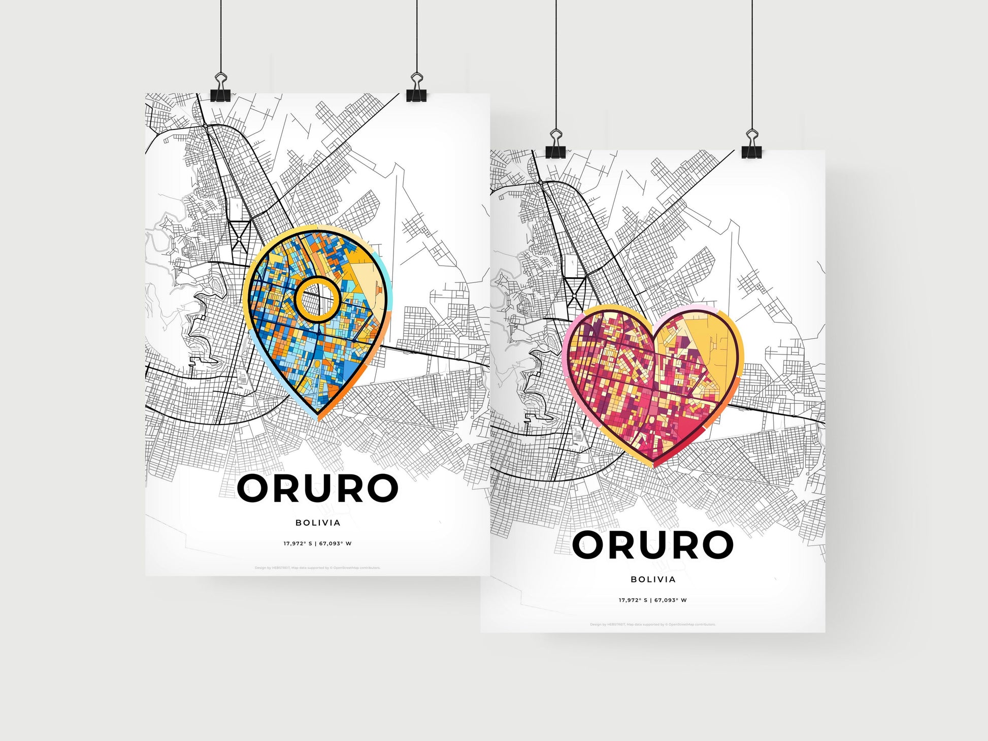 Oruro Bolivia art print for couples