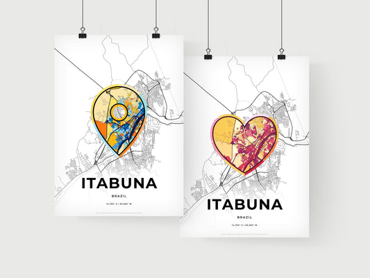Itabuna Brazil art print for couples