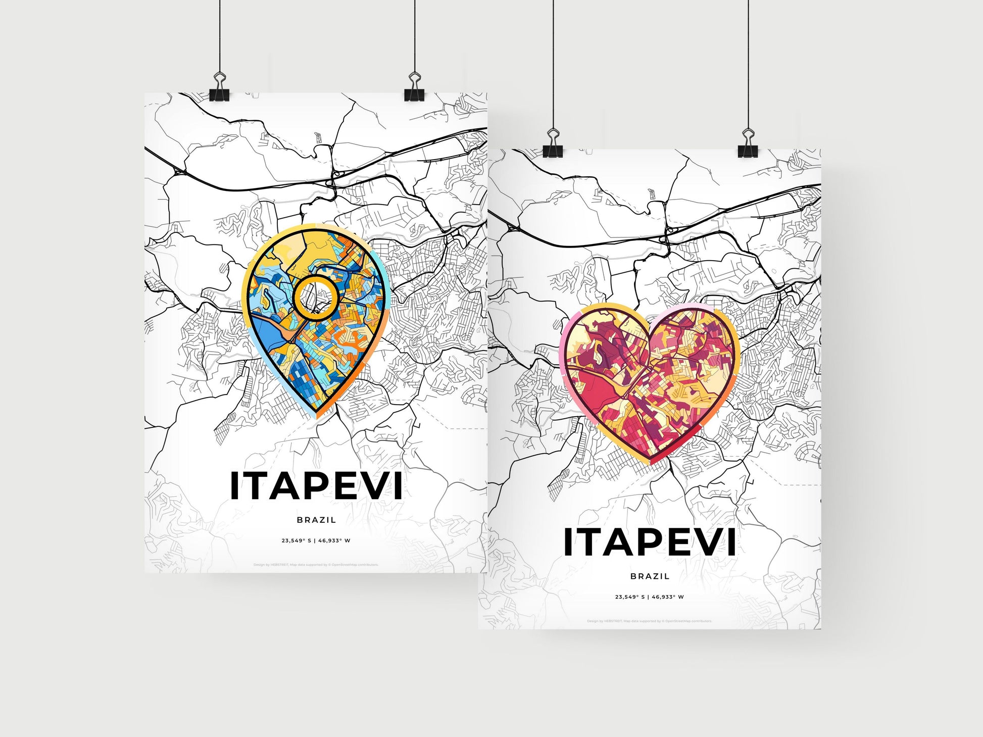 Itapevi Brazil art print for couples