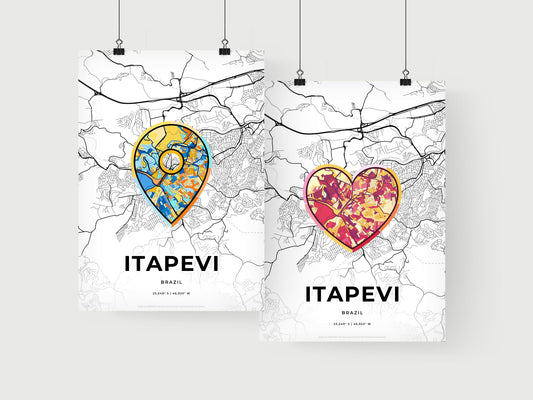 Itapevi Brazil art print for couples