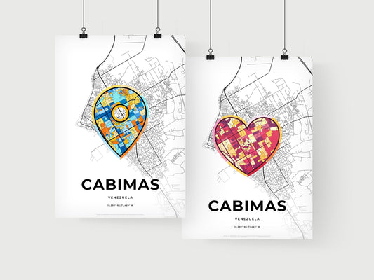 Cabimas Venezuela art print for couples