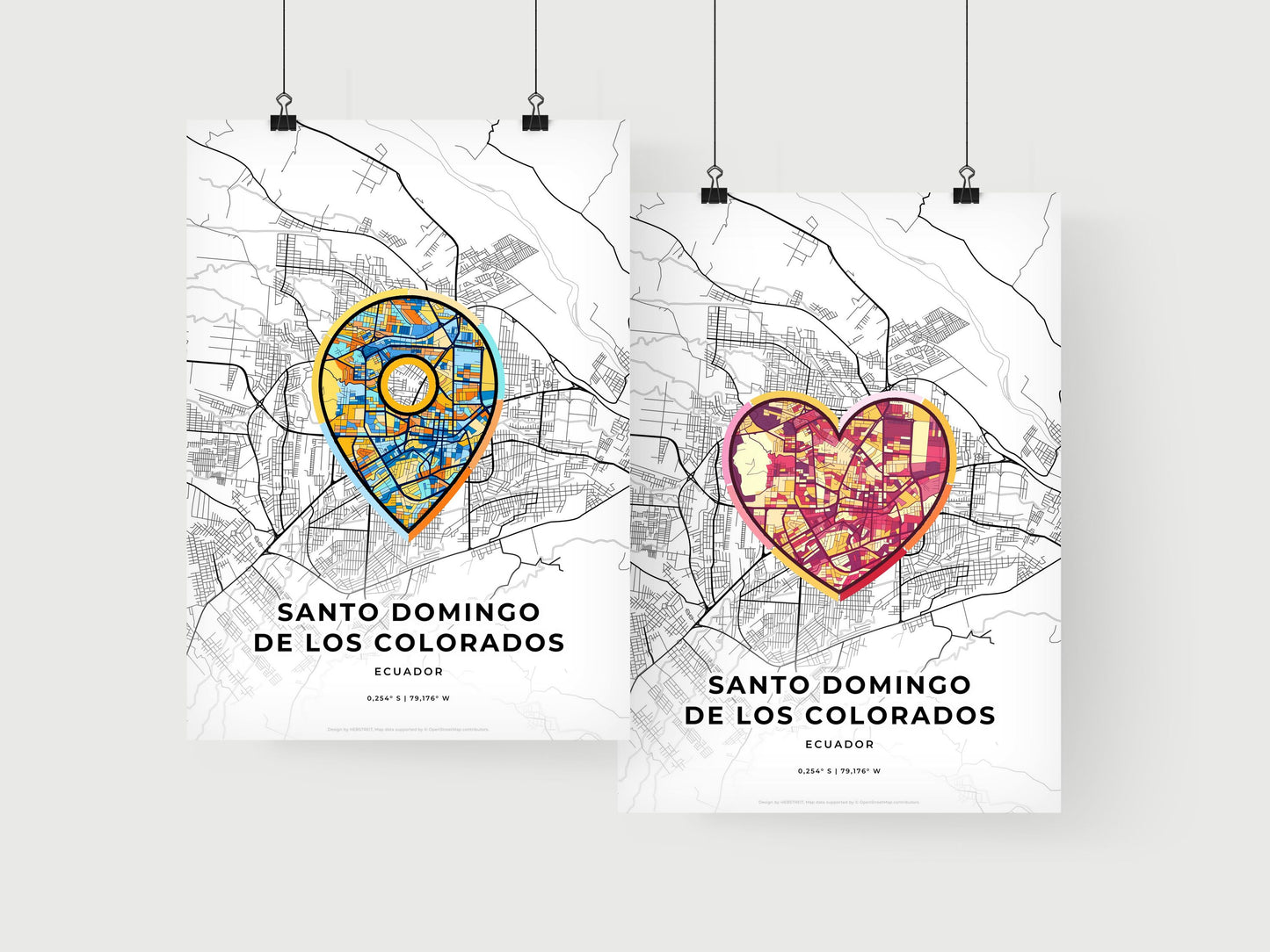 Santo Domingo De Los Colorados Ecuador art print for couples