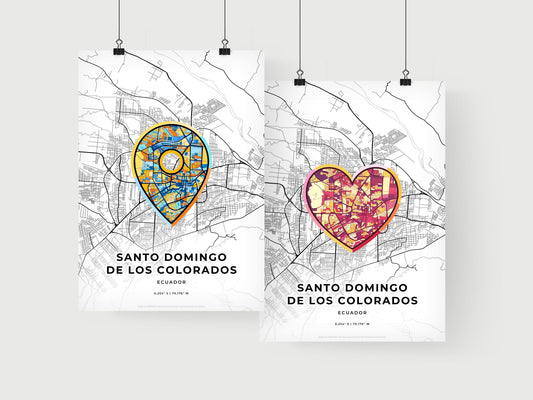 Santo Domingo De Los Colorados Ecuador art print for couples