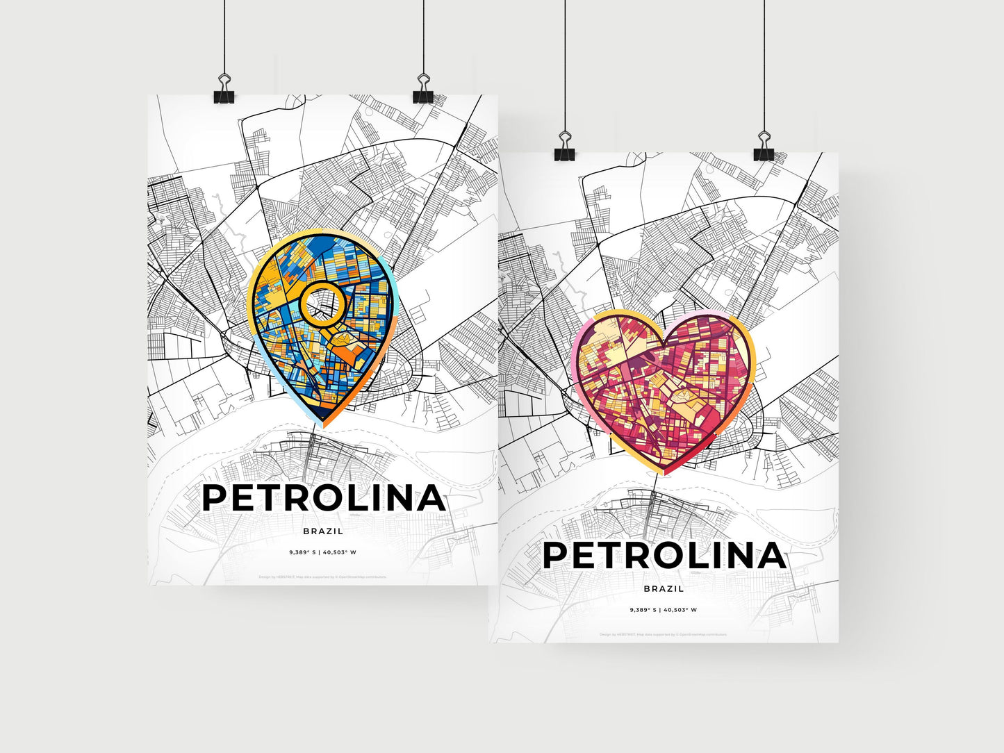 Petrolina Brazil art print for couples
