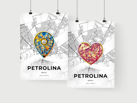 Petrolina Brazil art print for couples