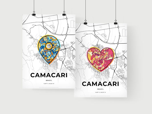 Camacari Brazil art print for couples