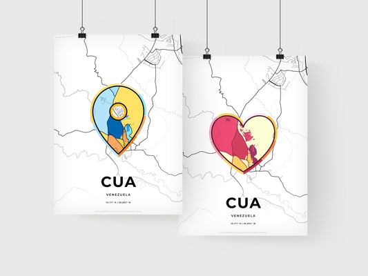 Cua Venezuela art print for couples