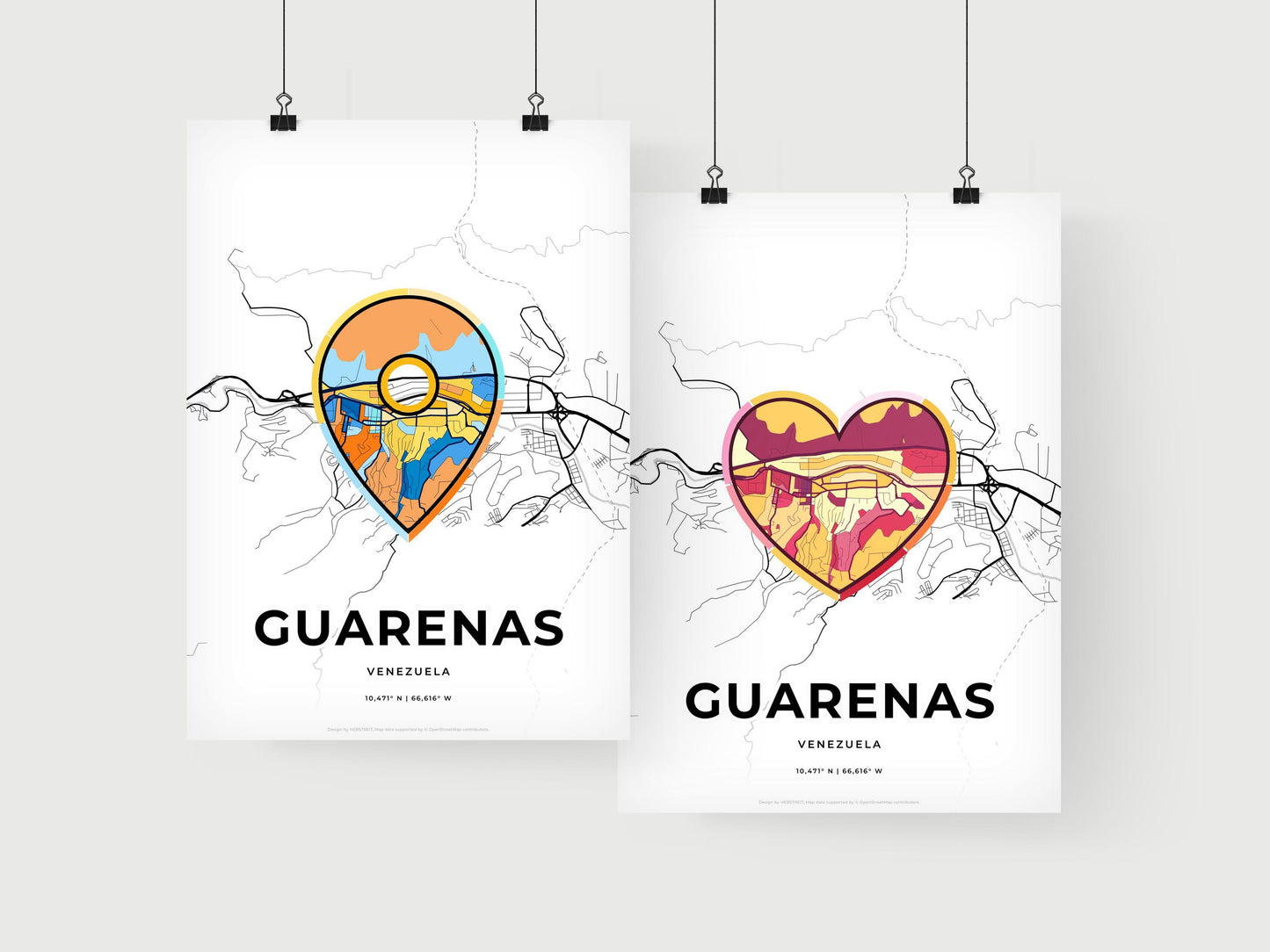 Guarenas Venezuela art print for couples