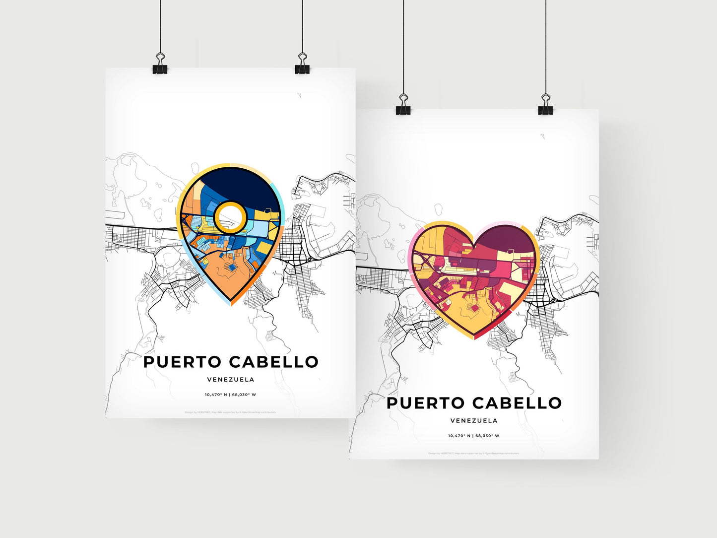 Puerto Cabello Venezuela art print for couples