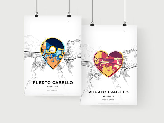 Puerto Cabello Venezuela art print for couples