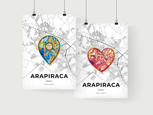Arapiraca Brazil art print for couples