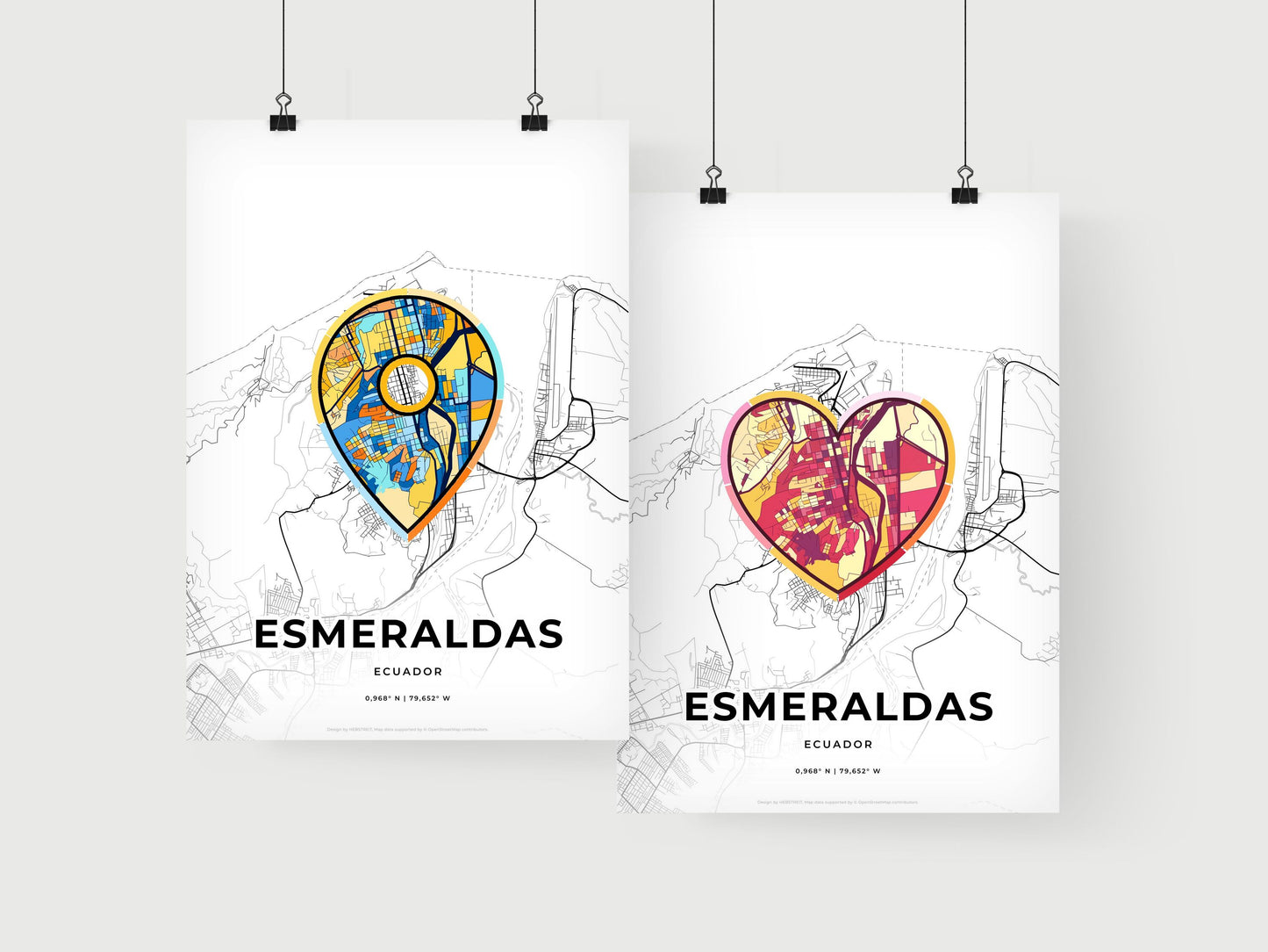 Esmeraldas Ecuador art print for couples