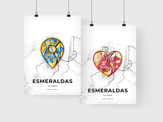 Esmeraldas Ecuador art print for couples