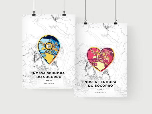 Nossa Senhora Do Socorro Brazil art print for couples