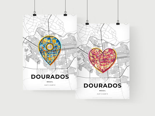 Dourados Brazil art print for couples