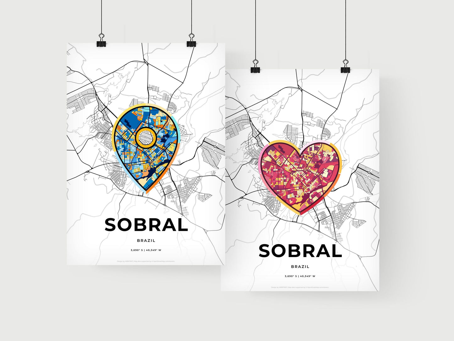 Sobral Brazil art print for couples