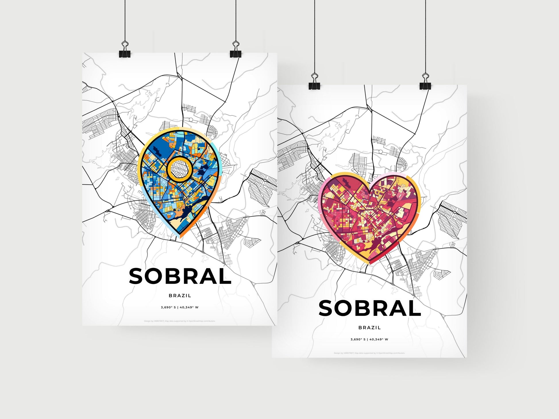 Sobral Brazil art print for couples