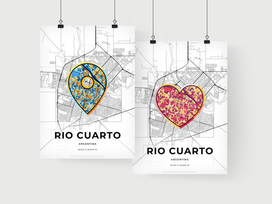 Rio Cuarto Argentina art print for couples