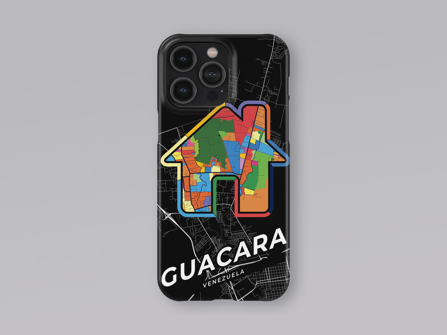 Guacara Venezuela slim phone case with colorful icon. Birthday, wedding or housewarming gift. Couple match cases. 3