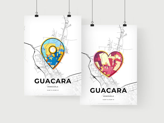 Guacara Venezuela art print for couples