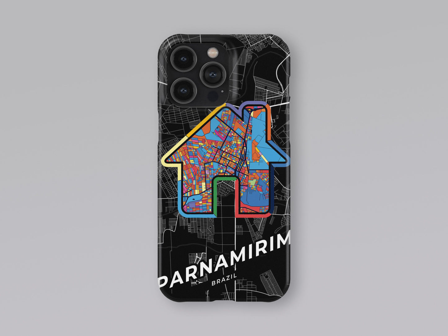 Parnamirim Brazil slim phone case with colorful icon 3