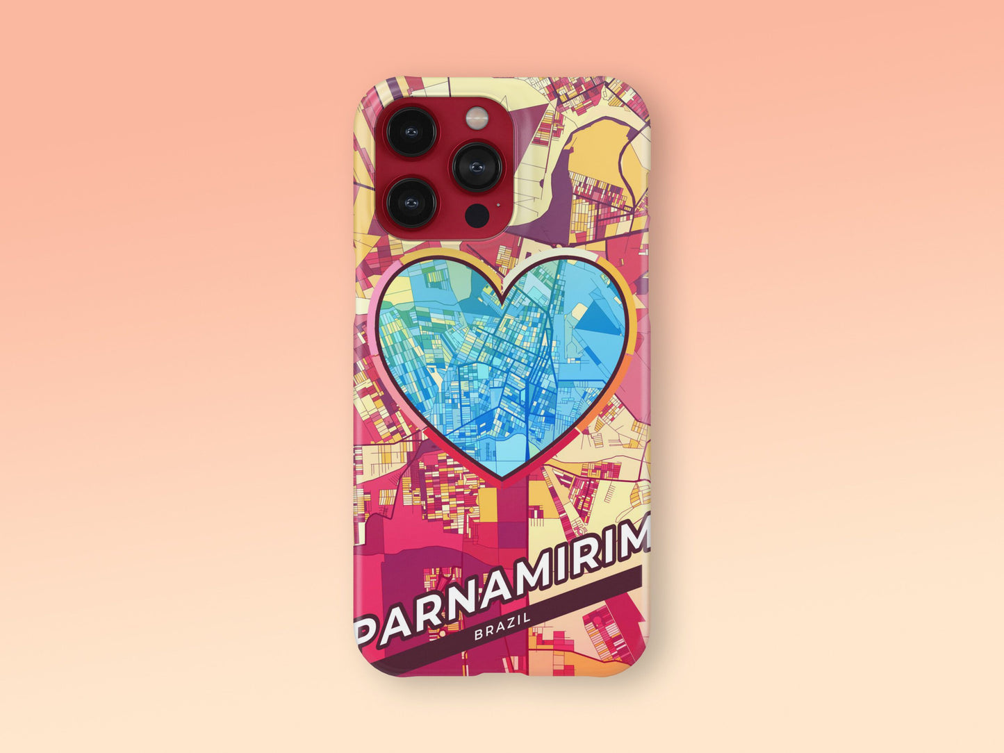 Parnamirim Brazil slim phone case with colorful icon 2