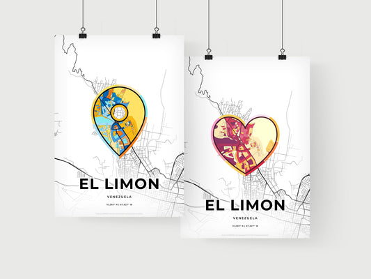 El Limon Venezuela art print for couples