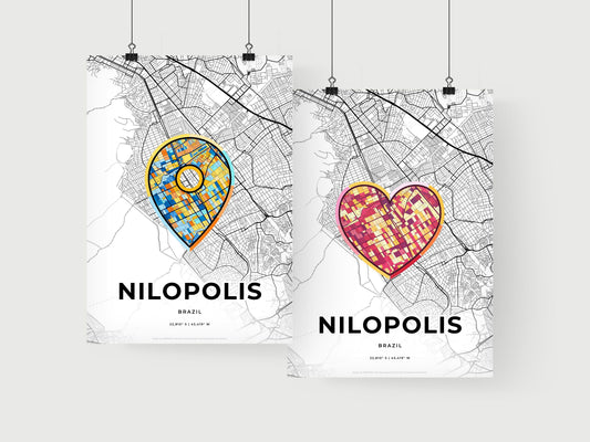 Nilopolis Brazil art print for couples