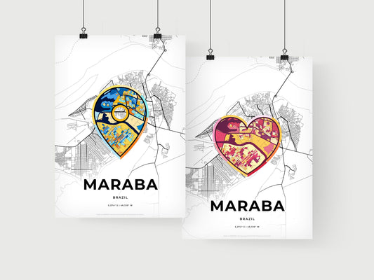 Maraba Brazil art print for couples