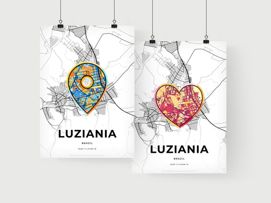 Luziania Brazil art print for couples