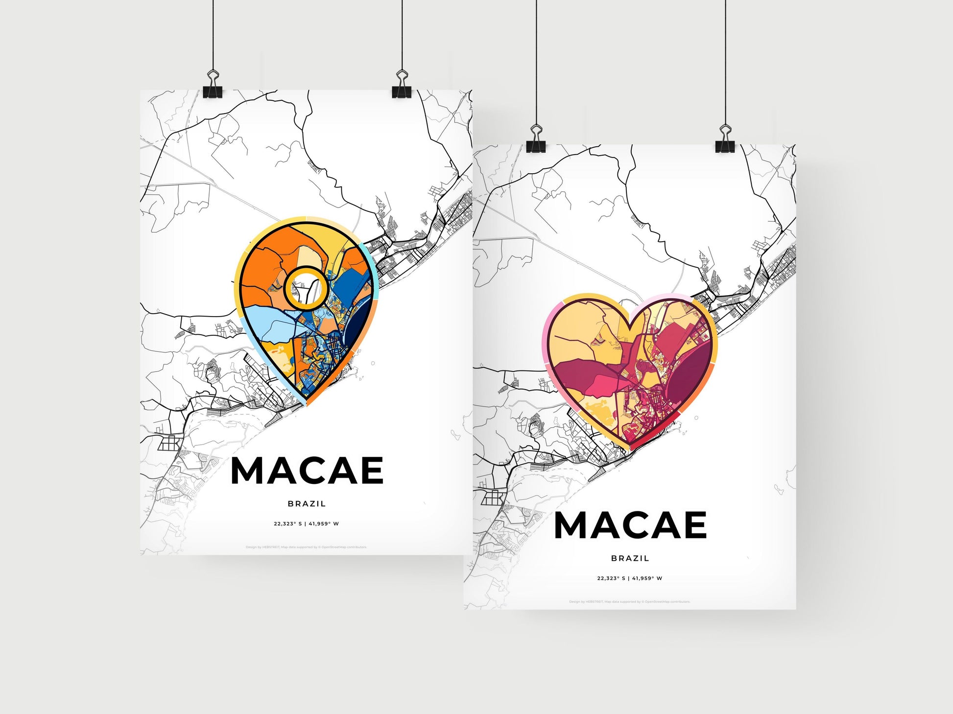 Macae Brazil art print for couples