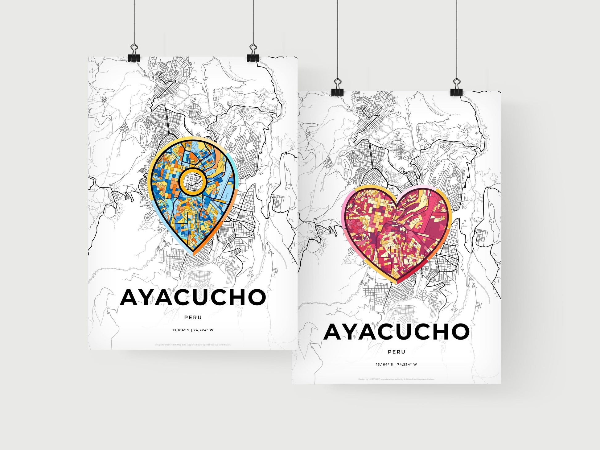 Ayacucho Peru art print for couples