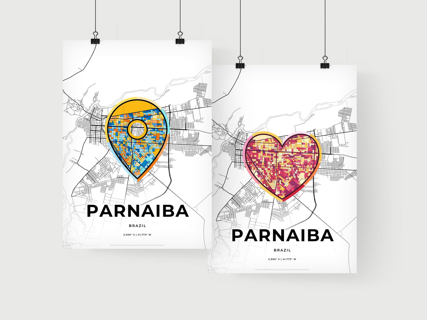 Parnaiba Brazil art print for couples