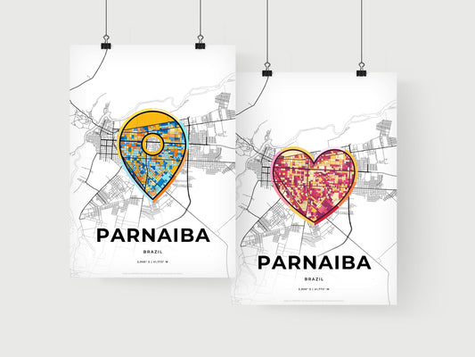 Parnaiba Brazil art print for couples