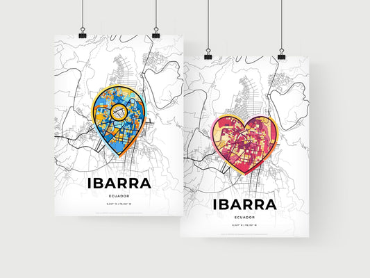 Ibarra Ecuador art print for couples