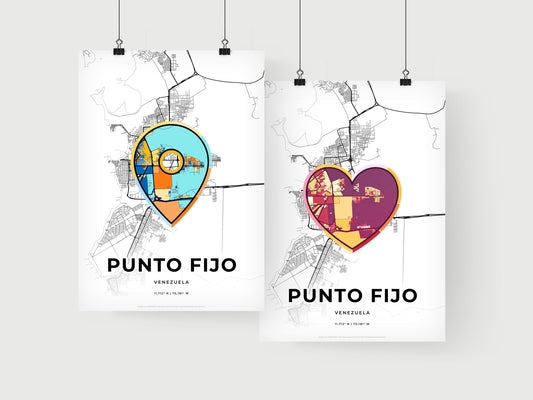 Punto Fijo Venezuela art print for couples